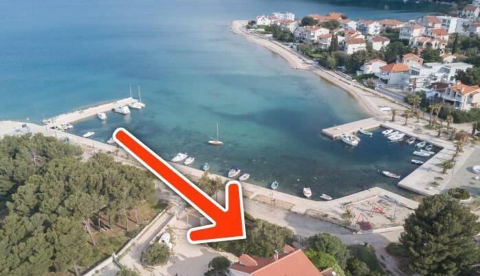 Relaxing Whole Top Floor Apartment By The Sea Žaborić Eksteriør billede